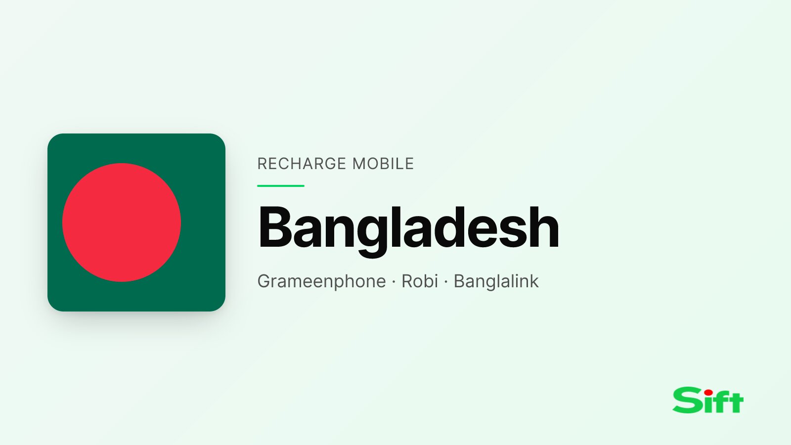 Recharger au Bangladesh depuis la France — Grameenphone, Robi, Banglalink