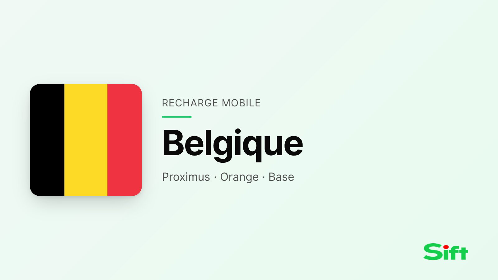 Recharger en Belgique depuis la France — Proximus, Orange, Base