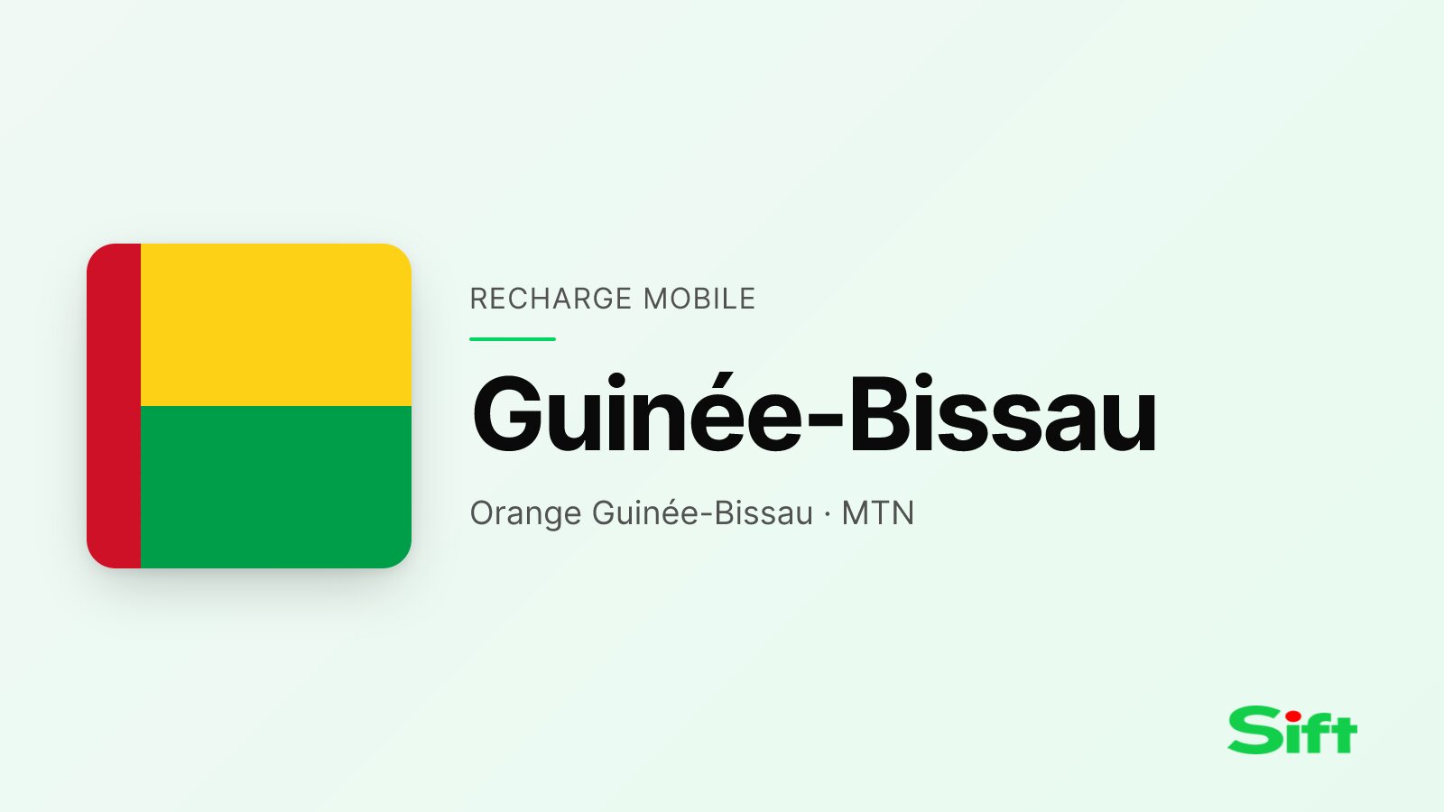 Recharger en Guinée-Bissau depuis la France — Orange Guinée-Bissau, MTN