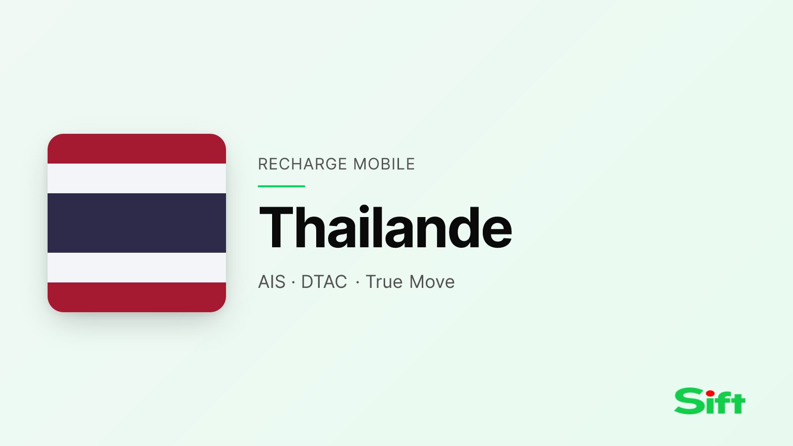 Recharger en Thailande depuis la France — AIS, DTAC, True Move