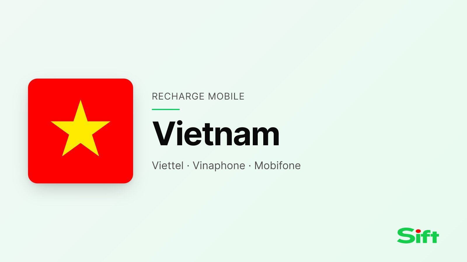 Recharger au Vietnam depuis la France — Viettel, Vinaphone, Mobifone